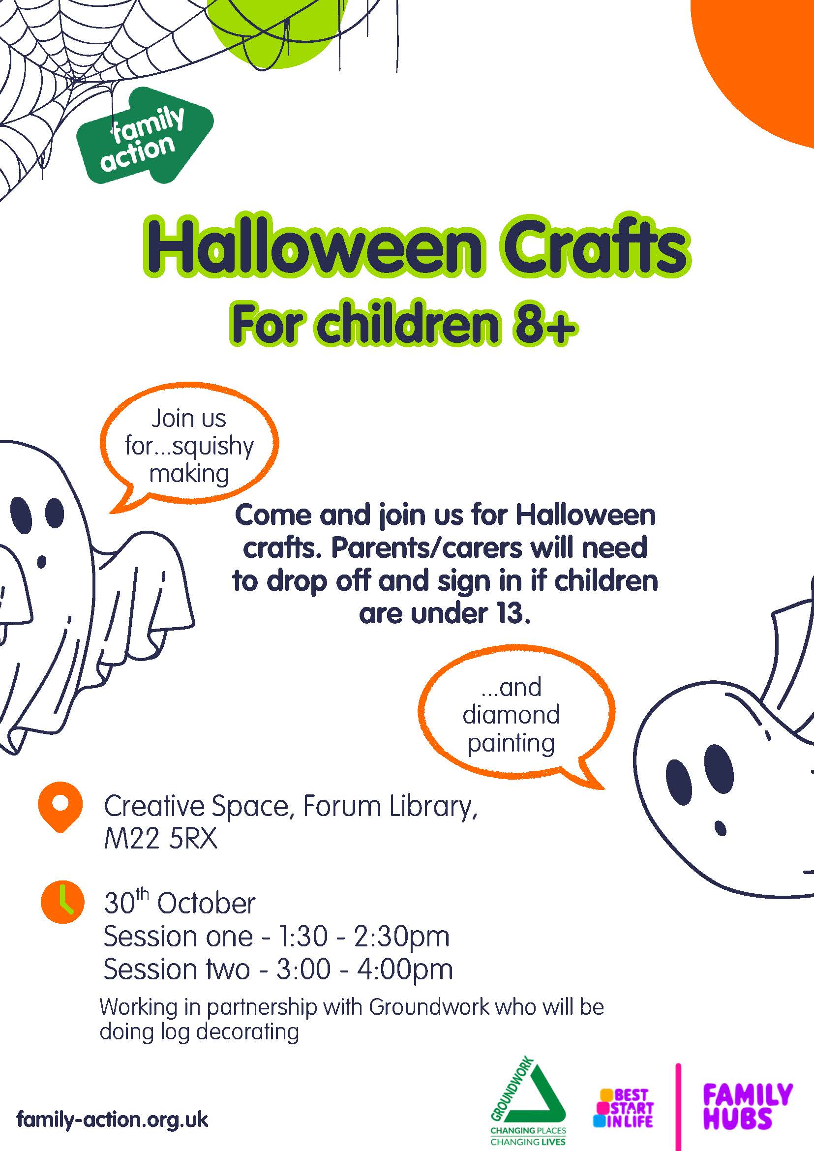 Halloween Crafts in the Creative Space